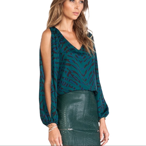 Lovers + Friends Revolve Animal Print Blouse - Picture 2 of 7